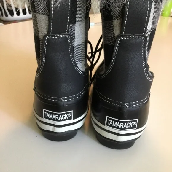 WOMENS TAMARACK WATERPROOF INSULATED DUCK BOOTS - Picture 3 of 12